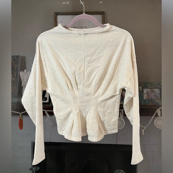 ANTHRO. PILCRO & THE LETTERPRESS | Corset Sweatshirt  Size XS - Picture 3 of 7